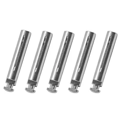 Stainless Steel Dental Burs Adapter Converter for Enhanced Tool Compatibility (5 Pieces)