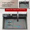 5.0MM Double Waterfall Sink Embossed Stainless Steel Kitchen Sink Large Single Slot Digital Display Wash Basin Dishwashing pond 2