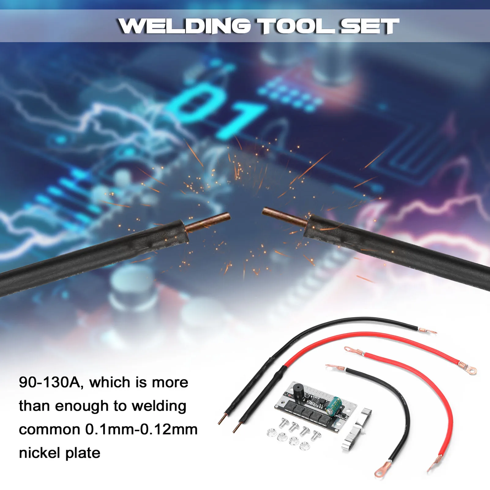 DIY Spot-Welders Pen Portable Spot-Welding Printed for 18650 Circuit Board  12 V Battery Storage Welding Equipment electric soldering irons