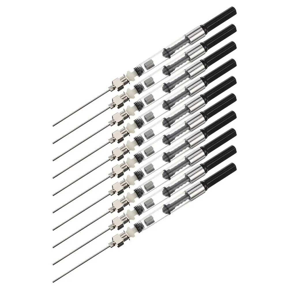 10Pcs 잉킹 에이드 만년필 잉크 흡수기 프리미엄 소재 간편한 분해 청소 경량 컴팩트 리필 잉크 도구