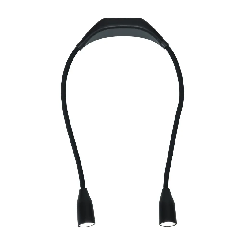 LED Neck Reading Light Flexible Book Light Hands Free LED Night Light Flashlight  for Reading Knitting Camping Repairing
