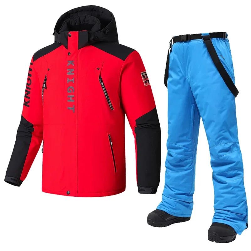 Heren Skijack en Broek Set - Waterdicht en Warm voor Skiën en