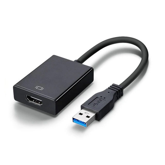 1080P USB 3.0 to HDMI-Compatible Converter Multi Display Graphic Adapter for PC Laptop Projector HDTV External Video Card_voghion.com