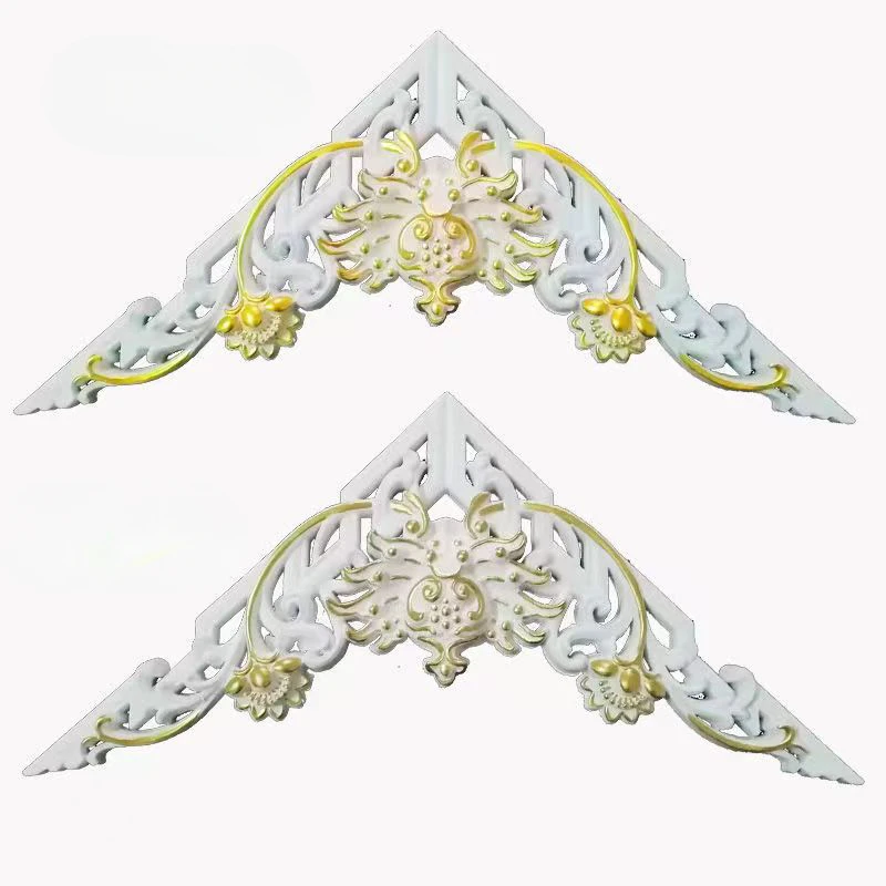 

Home Decor Decal Ceiling Decoration Corner Flower Back Wall Channel Decoration Wall Sticker Wedding Room Decoration