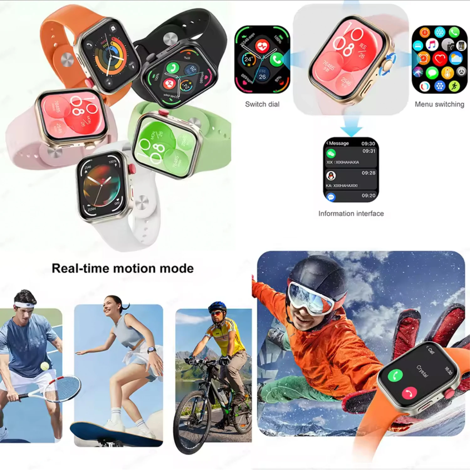NEW Watch FIT 3 For HUAWE Smartwatch Global Version Compatible With iOS And Android HD Display Bluetooth Calling NFC Smartwatch 4