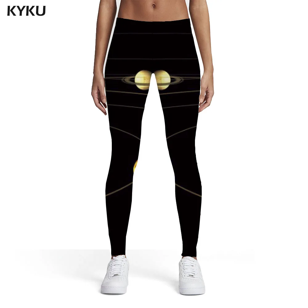 

KYKU Galaxy Leggings Women Space 3d Print Universe Printed pants Novel Elastic Womens Leggings Pants Jeggings Fashion Summer