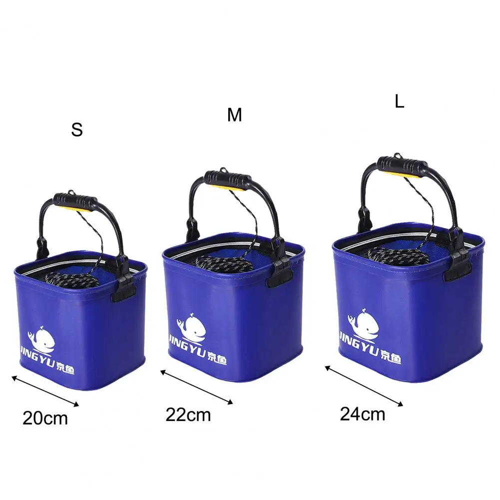 Fishing Bucket Water Container Wash Basin Portable Folding Fishing Minnow Tank Fish Live Bait Container ящик для зимней рыбалки