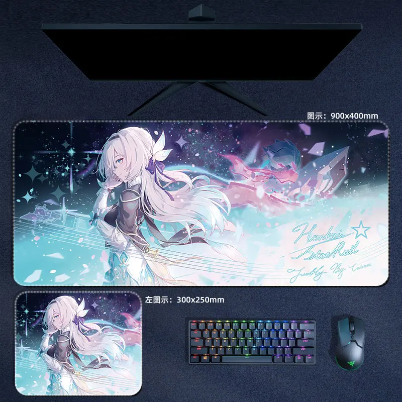 Tapis De Souris Honkai: Star Rail Kafka Tapis De Bureau Anime