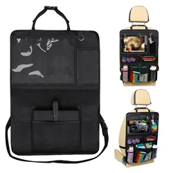 Premium Car Seat Protector Cushion - Oxford PU Leather Baby & Child Protection Mat (1 pcs kick mat)