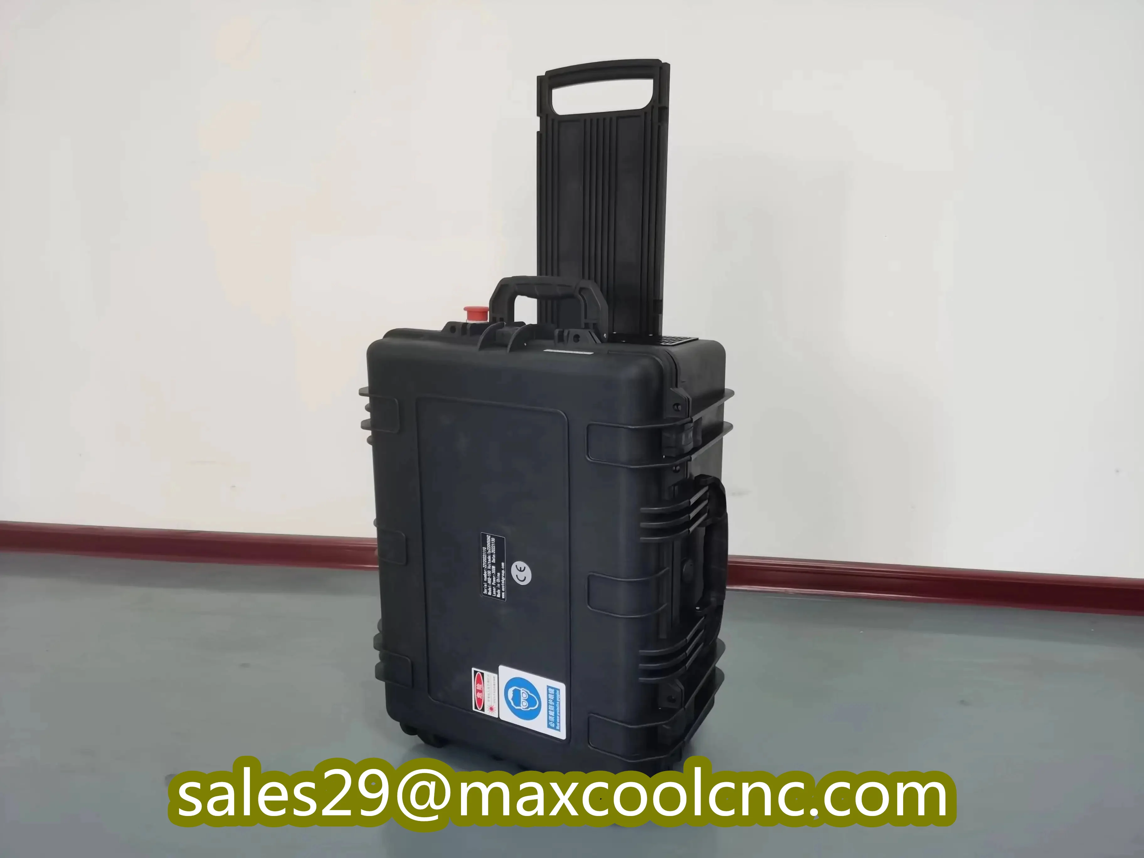 Wireless Control MAXCOOL Portable Rod Box Removal Layer Air Cooling Pulse Laser Rust Remover CNC Oil Stains Cleaning Machine 2