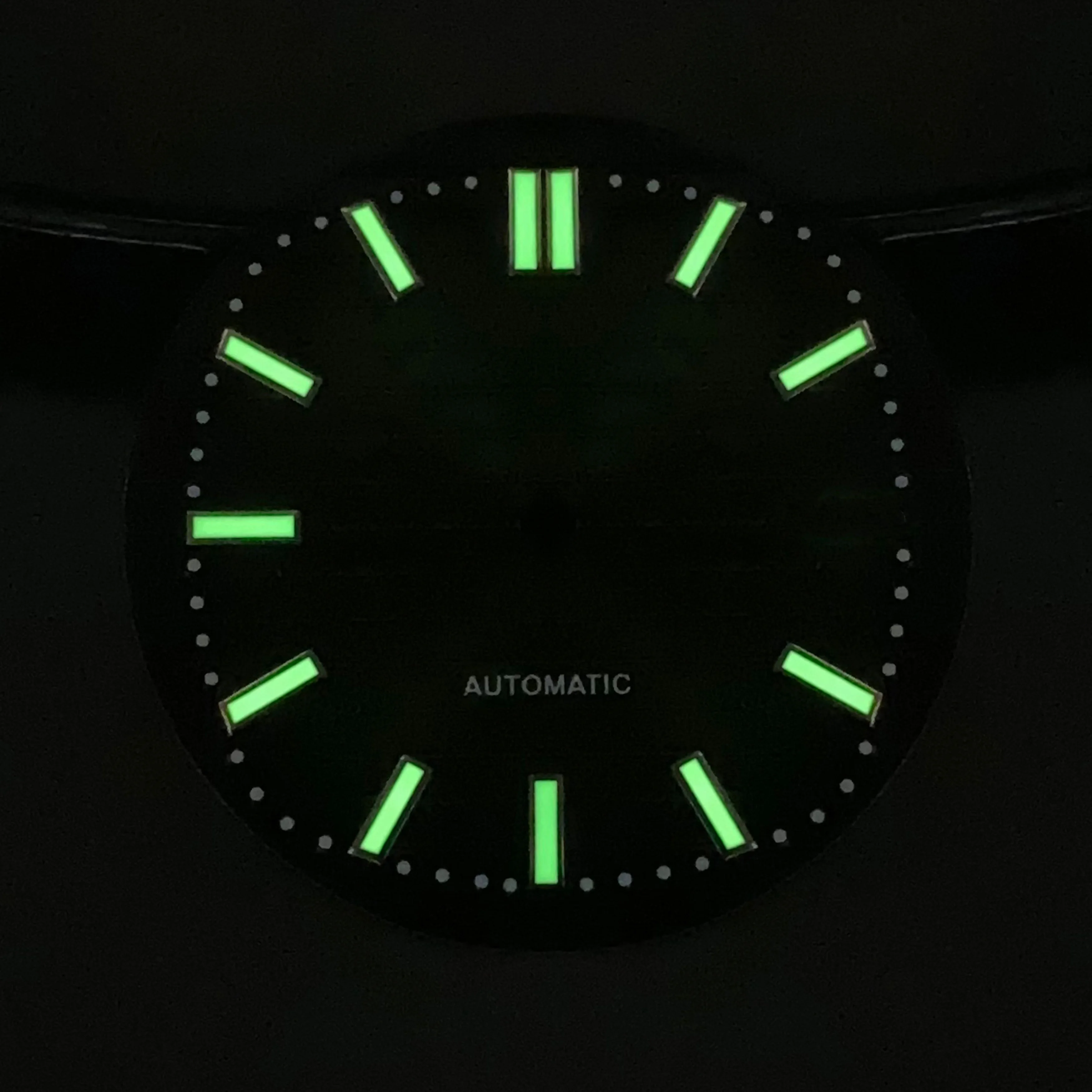 High-Quality Green Luminous Watch Dial - 30.5mm