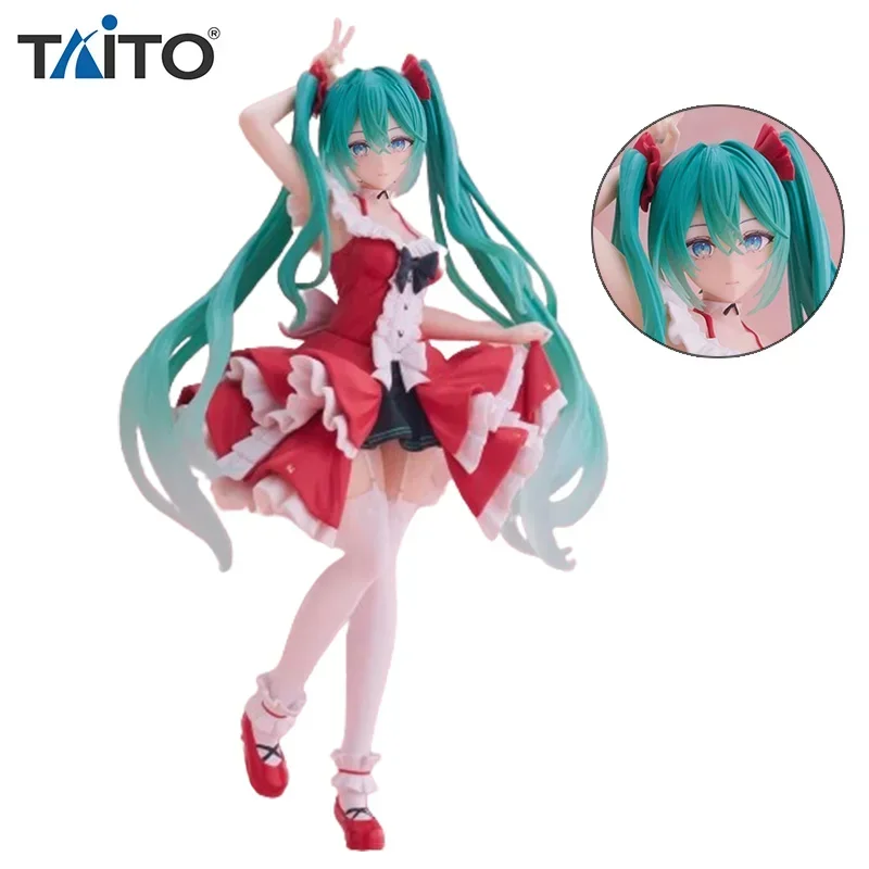 Original Taito Hatsune Miku Fashion Lolita Miku Anime Figure