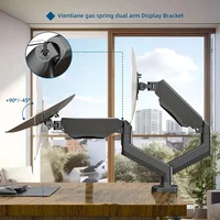 Single Monitor Bracket Up To 32 Inches And 19.8 Lbs Per Screen Computer Desk Mount Stand Adjustable TV Bracket Monitor Stand - Image 5