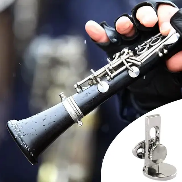 Supporto Per Pollice Regolabile In Metallo Per Clarinetto E Oboe - Comodo E Pratico - Foto 7