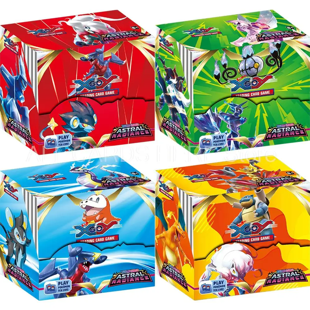 

324 Pcs/Set Pokemon Card ASTRAL RADIANCE CROWN ZENITH Game Cards English Trading Card Toys Battle Children Gifts Pokemon Booster