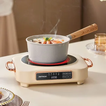 2200W High-power Electric Ceramic Stove Smart Multi-function Stir-fry/Hot Pot Induction Cooker Home Timed Electric Tea Stove 1