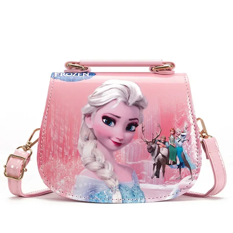 

Disney Frozen 2 Elsa Anna princess children's toys shoulder bag girl Sofia princess baby handbag kid fashion shopping bag gift