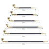 Chinese Style Brass Vintage Welding Pipe Traditional Men's Long Welding Smoking Pipe Dry Smoking Rod Welding Pipe Bag Smoking 3
