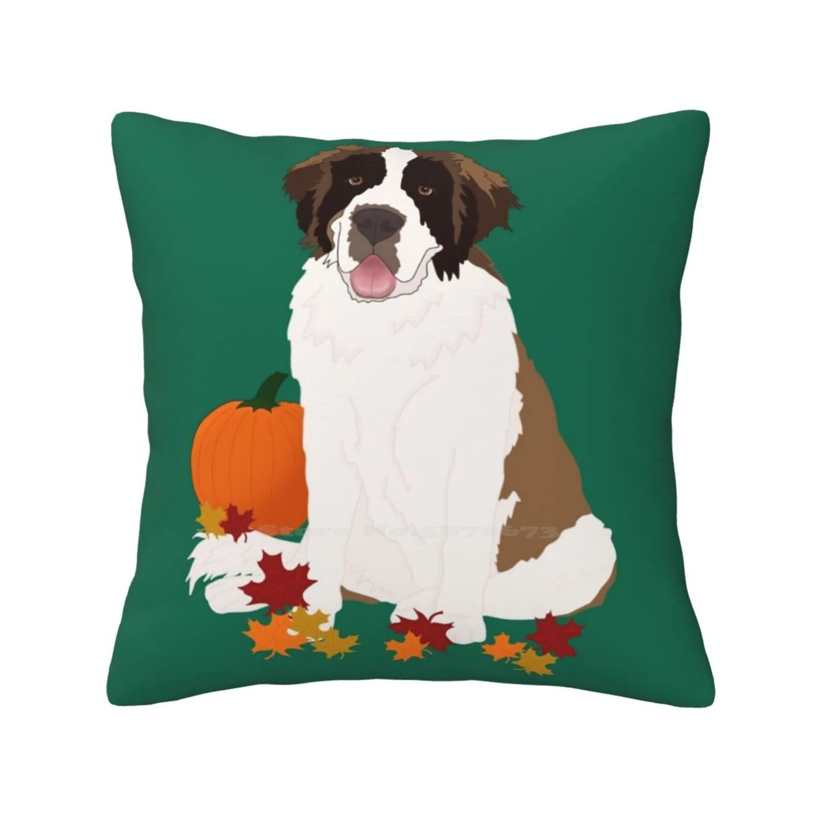 Fodera Per Cuscino Autunnale Saint Bernard Hug Federa Floof Saint Bernard Cani Di Grossa Taglia Gentle Giant St Bernard Puppy Dog Design Dog