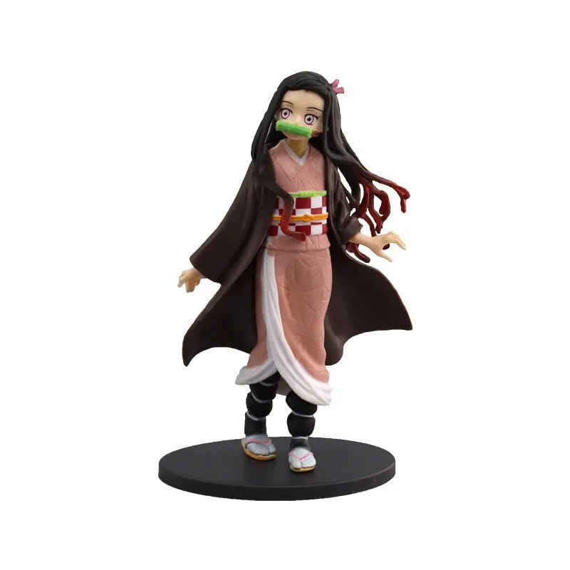 Demon Killer Figure Action Kimetsu YAIBA Animated Characters Toy Collection MH Looking Up Kamado Tanjirou Nezuko Toy Models star wars toys Action & Toy Figures