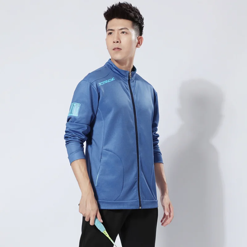 Fashionable Stylish Autumn And Winter Badminton Jacket Set Running Sportswear Jacket Long Sleeved Badminton