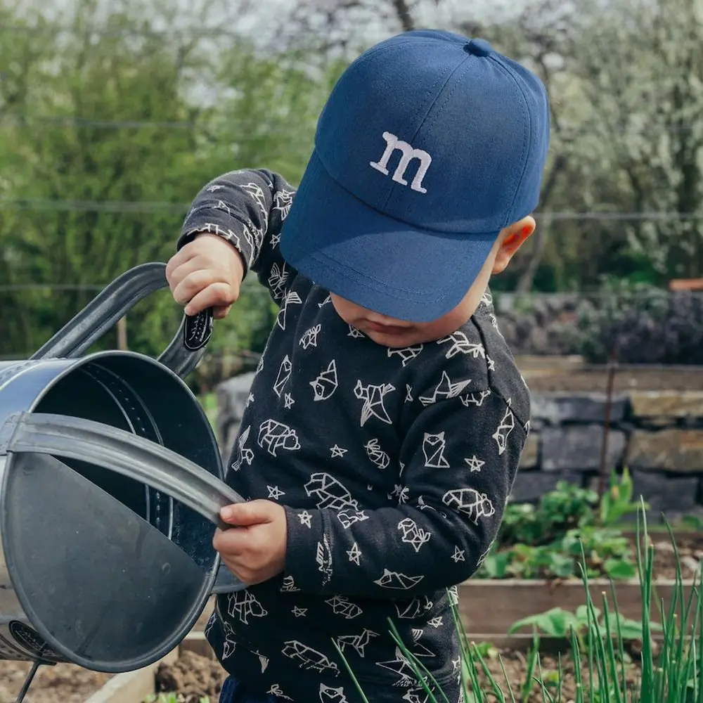 Description Picture 5 of itemSolid Color Visors M Letter Embroidered Baseball Caps Hip Hop Hat Sunscreen Hat Casual Cap