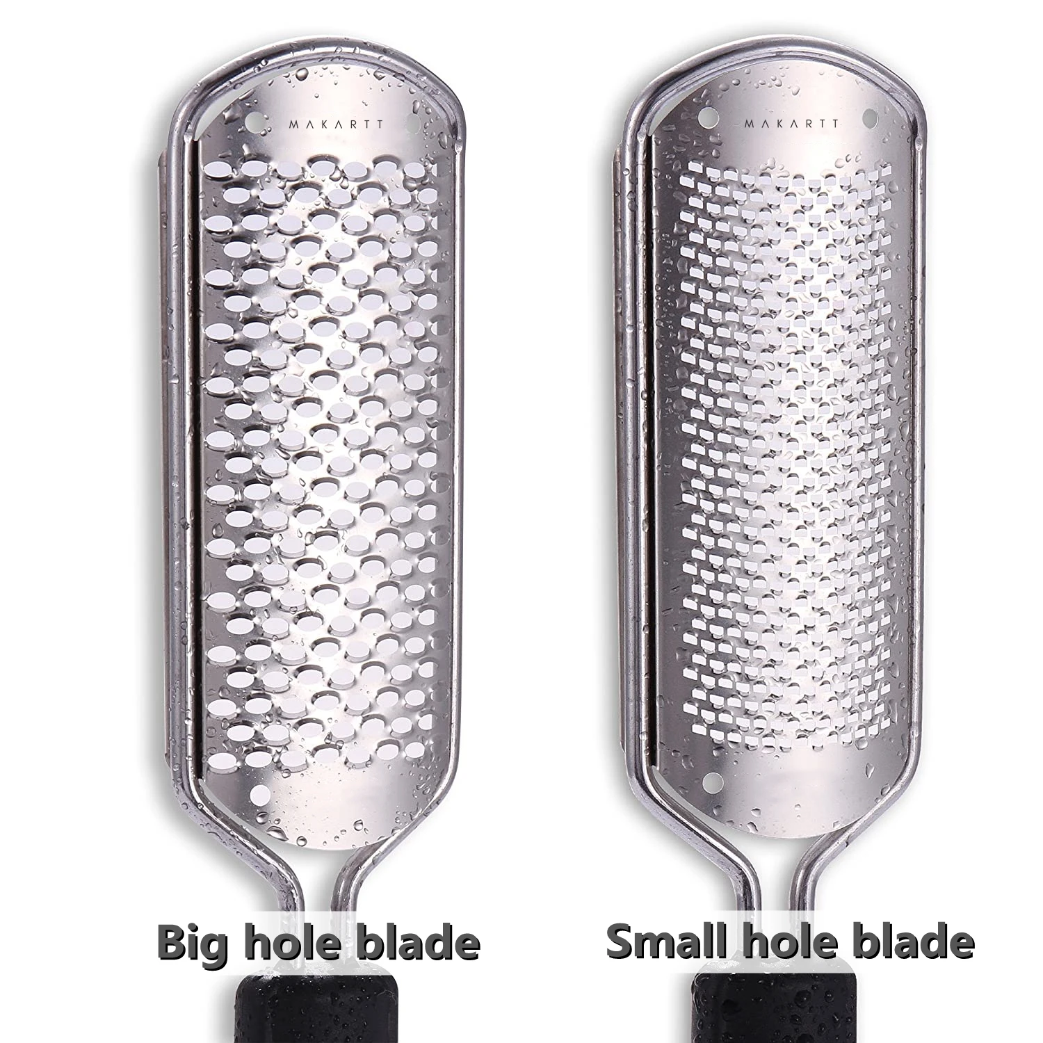 Pedicure Foot File, 2 Blades Pedicure Foot File Scrubber Rasp Feet