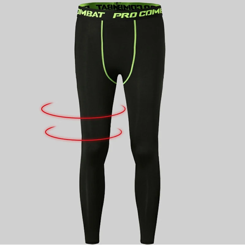 New Compression Pants Leggings Men Running Sport Quick Dry Pants Fitness Training Trousers Male Workout Clothing