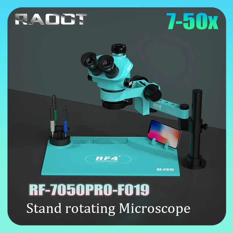 2024-New-RF4-7050PRO-FO19-7-50-Zoom-Magnification-Microscope-360 ...