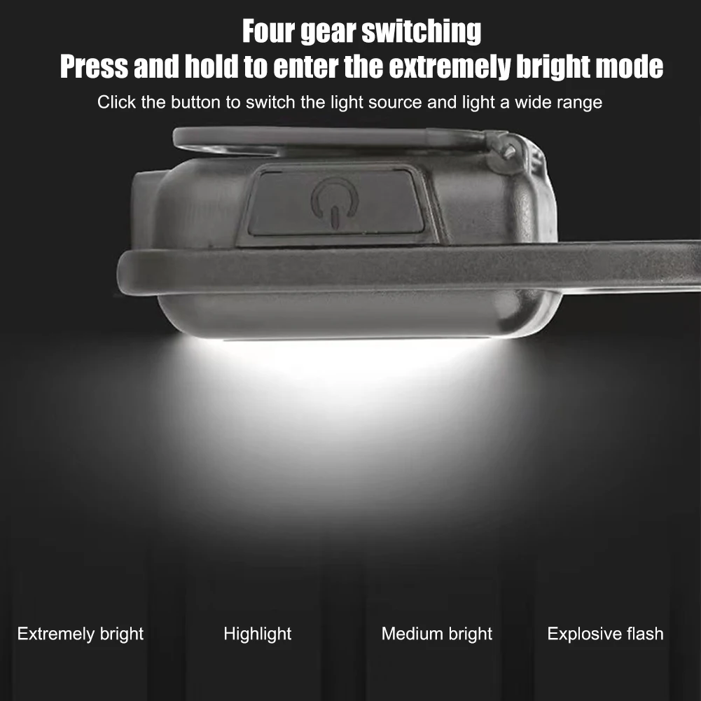 Waterproof Aluminum LED Keychain Light for Outdoor Activities