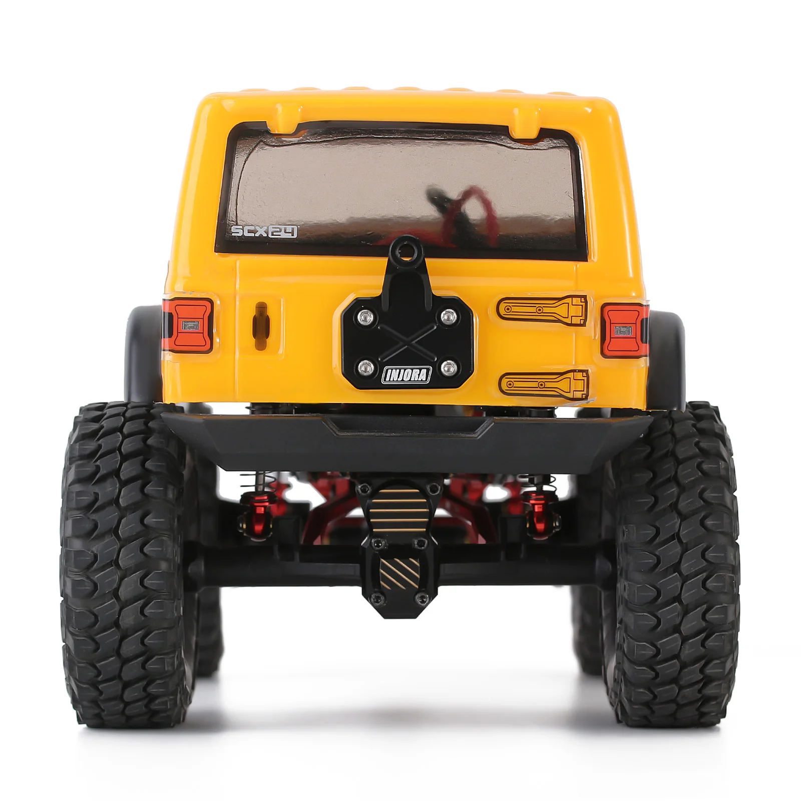 injora Axial Jeep Wrangler クローラー　1/10 INJORA CNC Aluminum Spare Tire Carrier Wheel Mount for 1/24