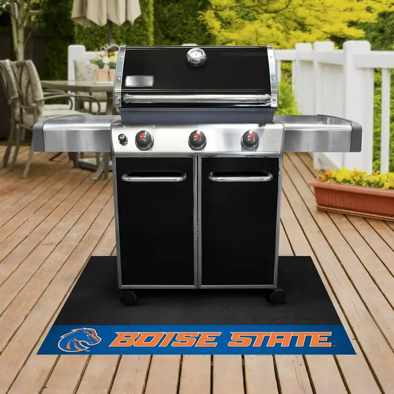 

State Broncos Vinyl Grill Mat