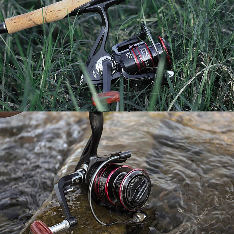 LINNHUE Fishing Reel 500-7000 Spinning Reel Metal Spare Spool Saltwater  Reel Fishing Accessories Carp Reel