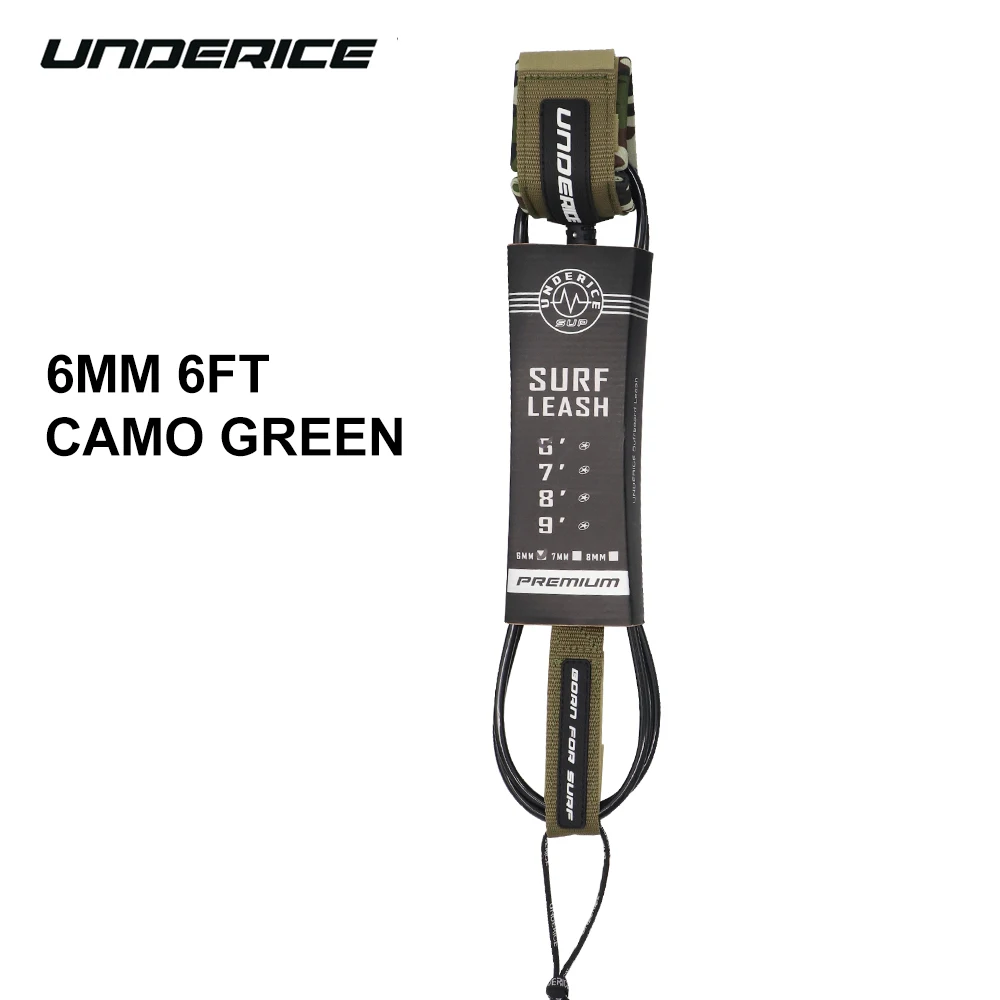 Premium Surfboard Leash: Durable TPU, Stainless Swivels,