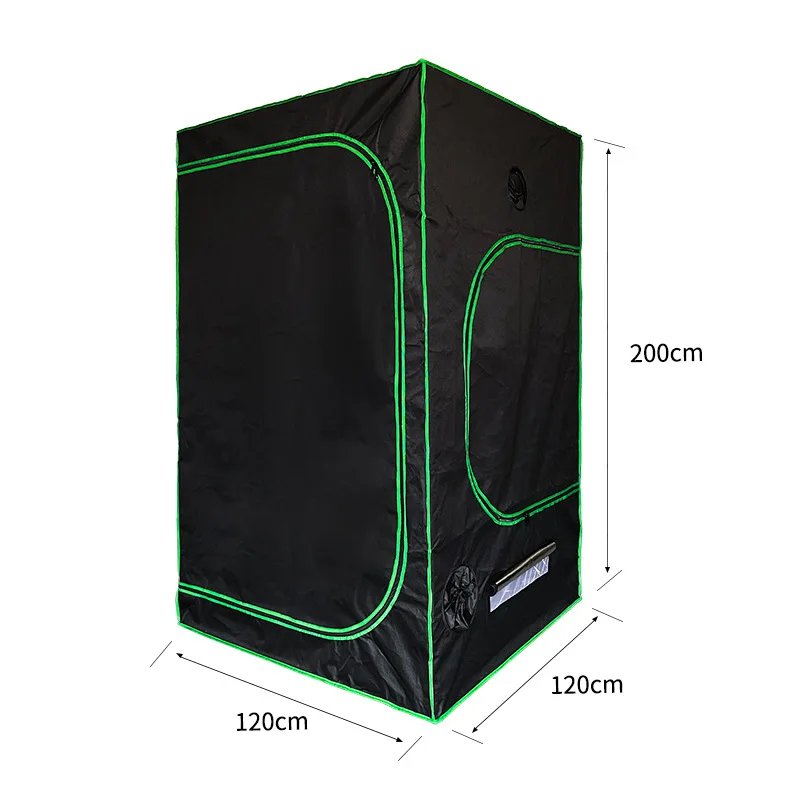 High Quality Hydroponics Horticulture Grow Tent 120*120*200cm Factory price Indoor 600D Mylar Fabric Grow Tent