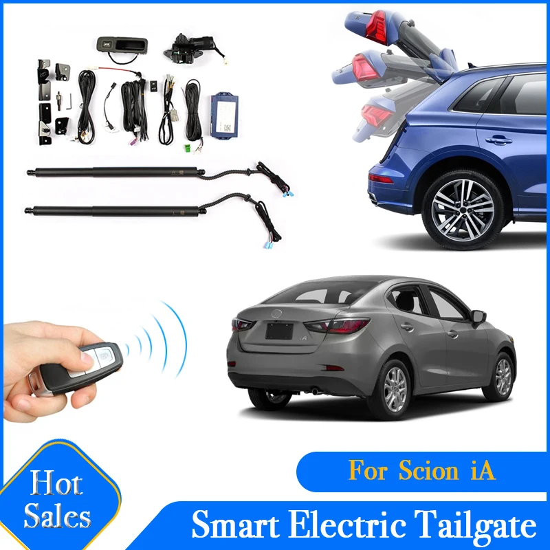 

Открытие багажника автомобиля, электрическая всасывающая задняя дверь, интеллектуальная подъемная стойка для задней двери Scion iA 2014 ~ 2021