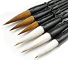 6Pcs Chinese Calligraphy Brush Writing Brush for Drawing Painting Brush (Large, Medium, Small Size) 4
