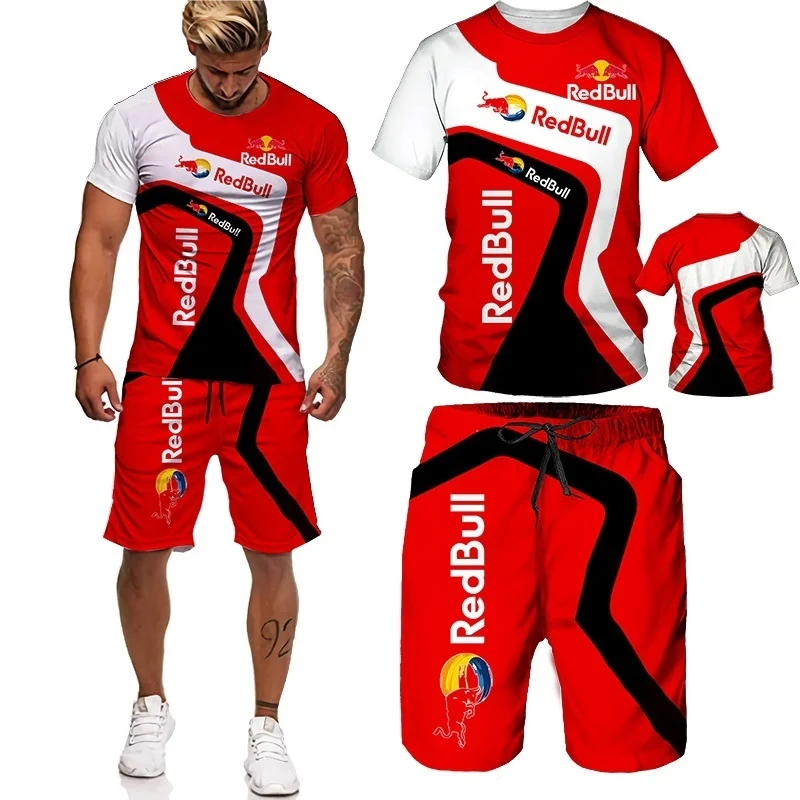 New 3D Printed Oversized T-shirt Shorts Set For Men Sports Jersey Punk Tops Suit Novelty Comfortable Breathable Leisure Clothes |