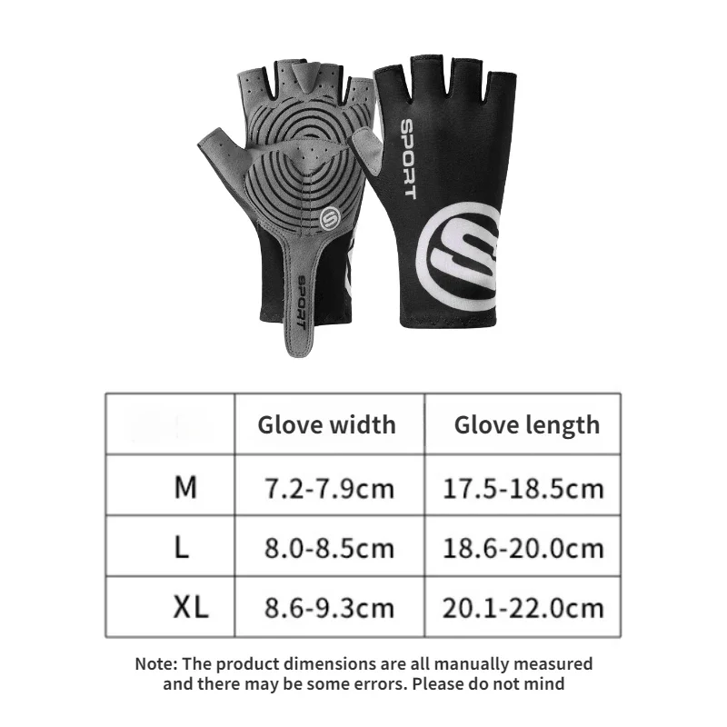 Cycling Gloves Sport Gloves Sports Half Finger Gloves Cycling Gloves Full Fingers Bicycle Fingerless Summer MTB Cycl Glove Men Woman for Spotrs Gym Fitness Fishing Bike Training
