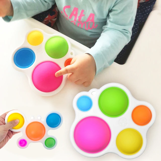 Infant Baby Toys Montessori Exercise Board Rattle Puzzle Colorful Intelligence Early Education Intensive Training Fidget Toys 1