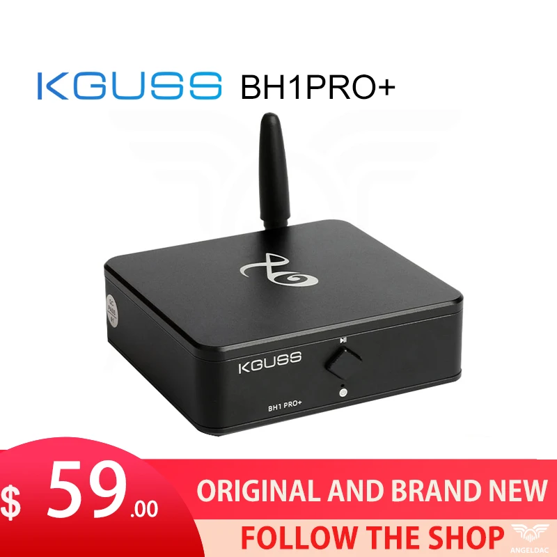 

KGUSS BH1PRO+ ES9018Q2M QCC5125 Bluetooth 5.1 Audio Receiver LDAC HD