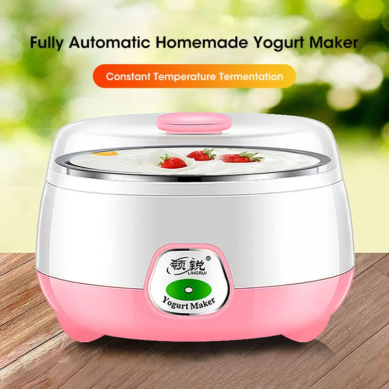 Yogurt Maker Yogurt Maker Mini Automatic Yogurt Machine Household DIY Tools Kitchen Appliances Stainless Steel Tank Appliances