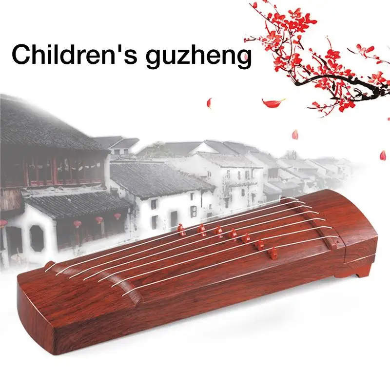 Beginners Guzheng Children's Practice Guzheng Mini Chinese String Instrument Model Beginner Practice Guzheng Kids Musical Toy