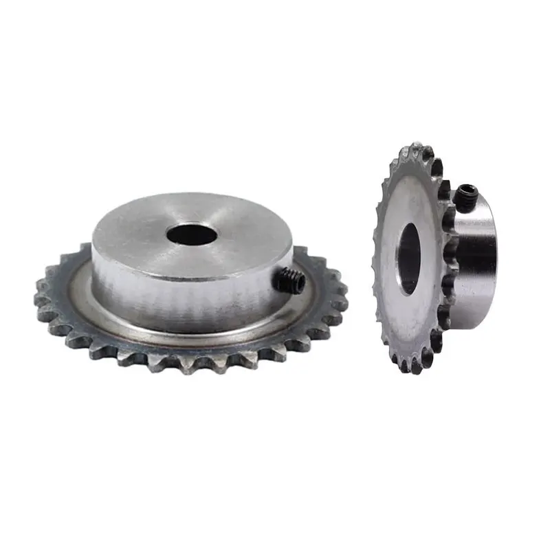 스틸 스프로킷 테이블 휠 마감 구멍 스프로킷 나사 구멍 M5, 04C, 33 톱니 내부 구멍, 8mm, 10mm, 12mm, 25H, 45 , 1 개