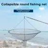 Fishing Equipment Foldable Fishing Net Collapsible Fishing Net for Prawn Crab Shrimp Catching Portable Drop Landing Net for Pier 4