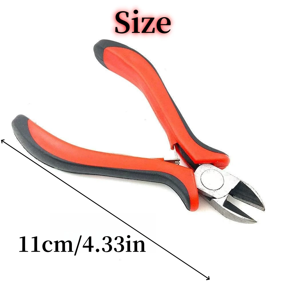 검정색 빨간색 펜치, 뾰족코 펜치, 바늘형 펜치, 가위형 펜치, 어울리는 가위, 링, DIY 제작 도구.
