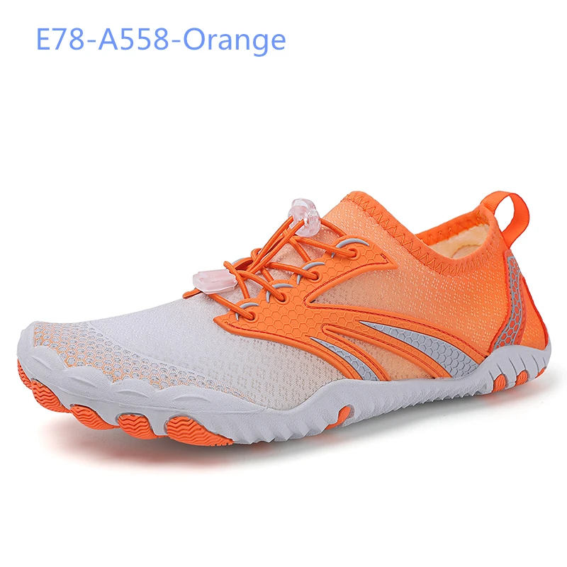 Women Men Water Shoes Five Fingers Barefoot Aqua Swimming Shoes Breathable Beach Hiking Wading Outdoor Upstream Sneakers New