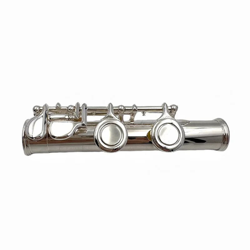 Professional Flute Cupronickel Closed C Tune E Key 16 Hole Flute Silver Plated Musical Instruments With Case and Accessories