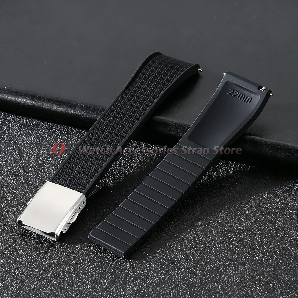 Enhanced Waterproof Adjustable Silicone Watch Strap - Universal Design