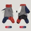 Winter Dog Jacket Warm Thicken Cotton Clothes With Traction Ring Dog Windproof Coat Medium Large Dogs Outdoor Cold Proof Clothes 6